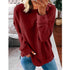 Spring and Autumn Women's Top Turtleneck Solid Color Long Sleeve T-shirt